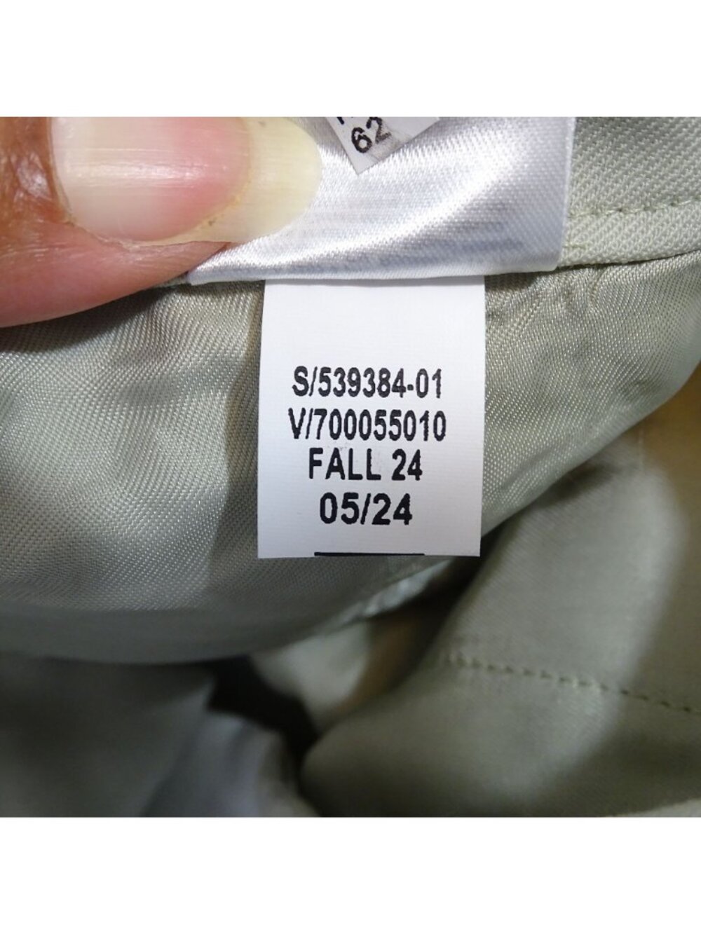 Banana Republic Women Wool Blend Wide Leg Pants Tan Size 4 Flat Front Pockets - Picture 7 of 12